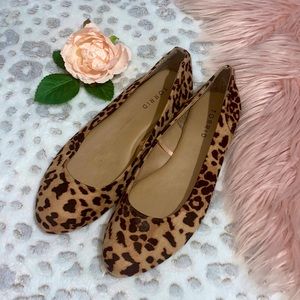 🐆 Torrid Wide Width Leopard Print Almond Toe Flats